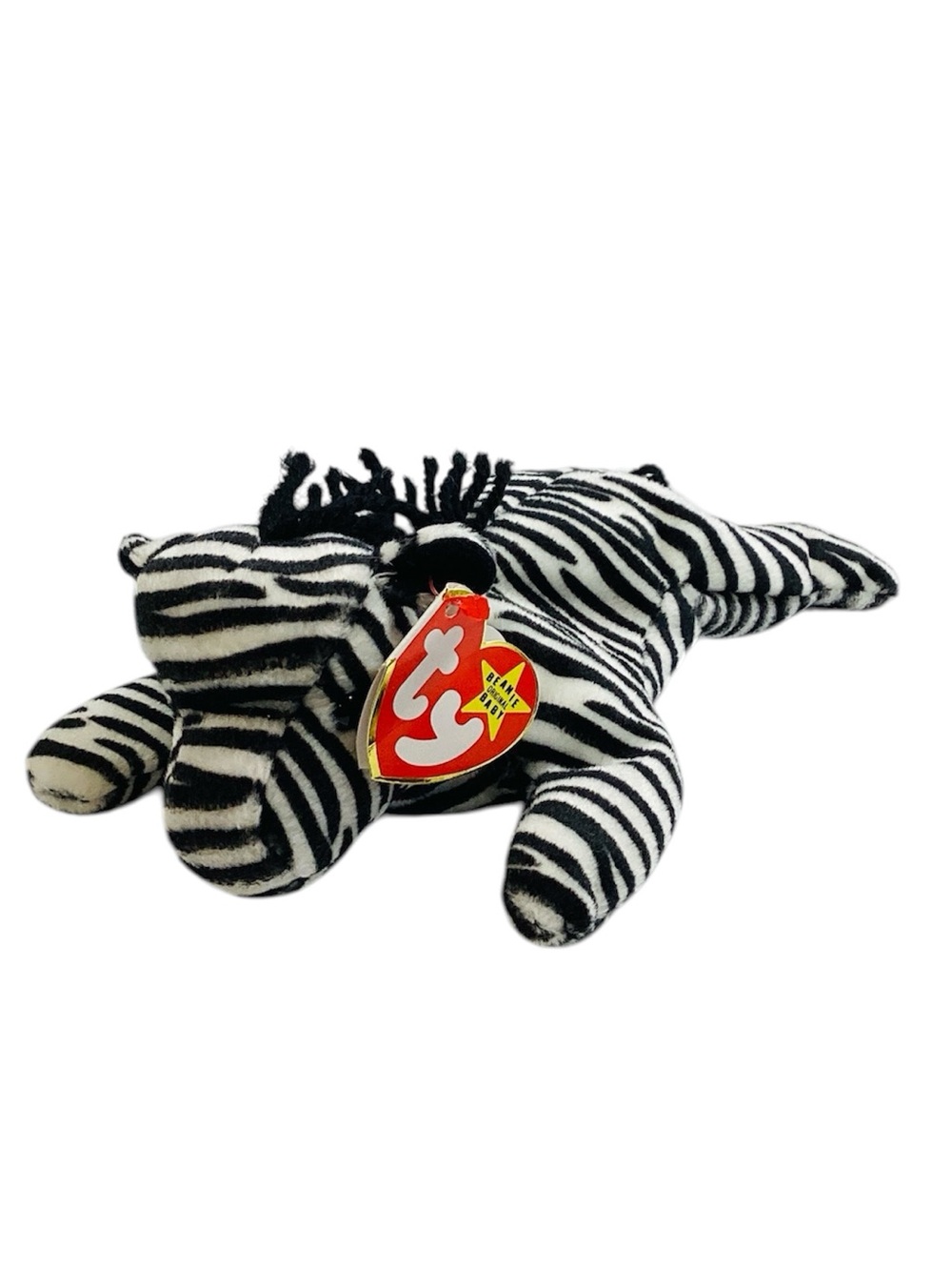 🍄 TY “Ziggy” Beanie Baby Zebra - NWT